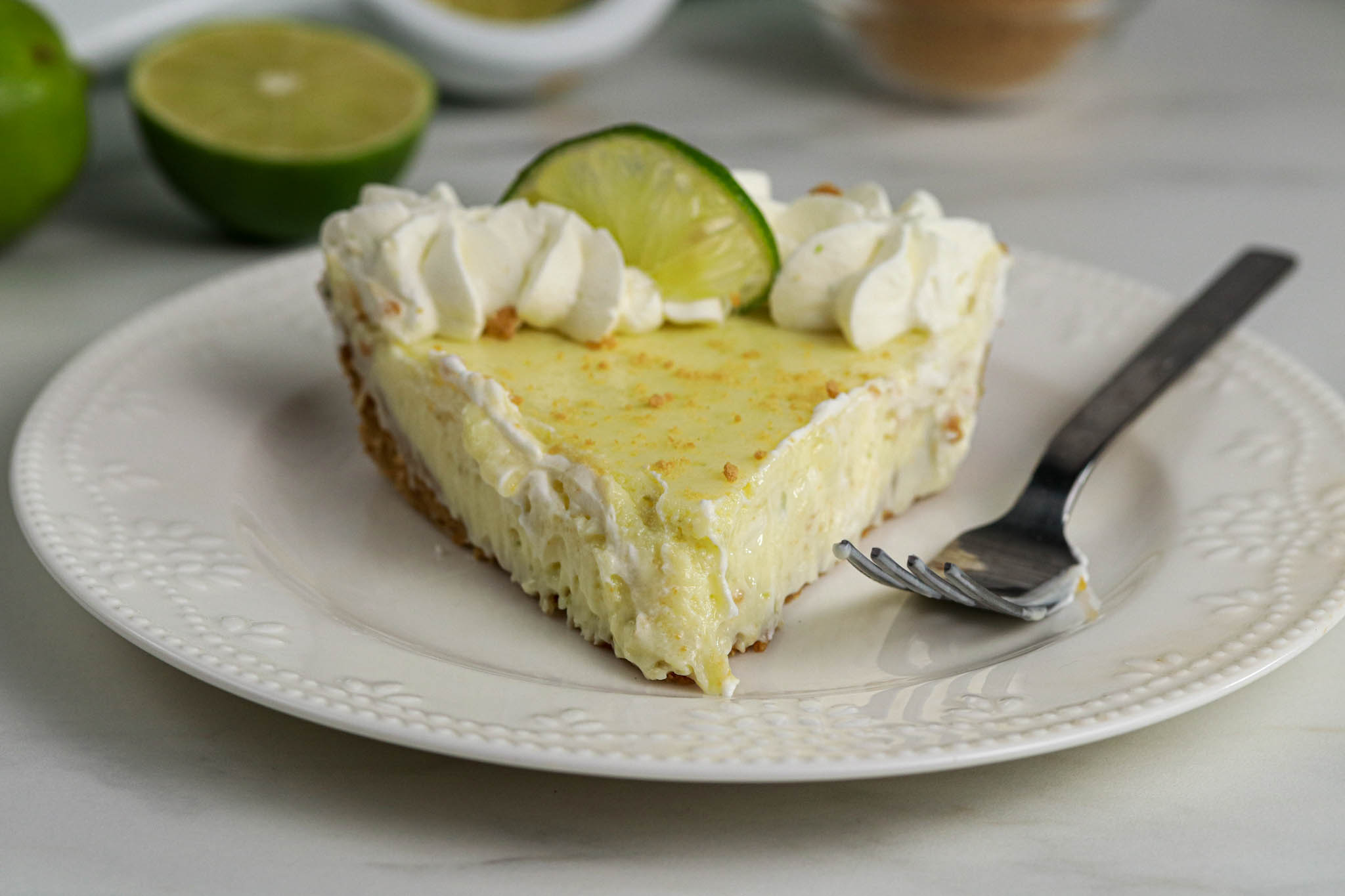 GlutenFree Lime Pie with Graham Crust